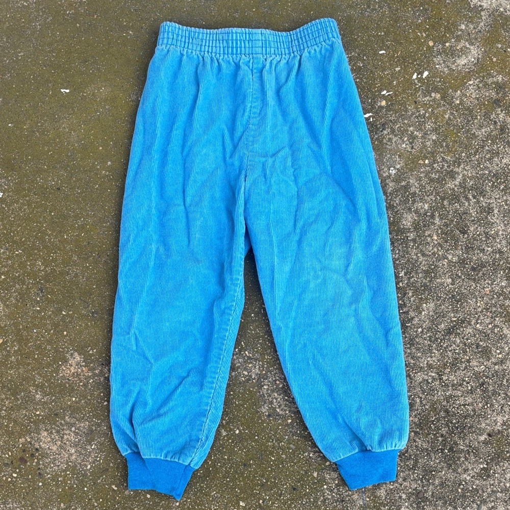 Vintage Blue Kids Bottoms Corduroys Joggers